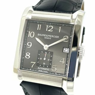Baume & Mercier 65697 Date Smoseco Hampton Square Automatic Wristwatch Ss