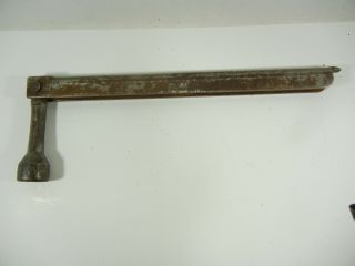 Vtg Antique Car Lug Wrench Flex Head 13/16