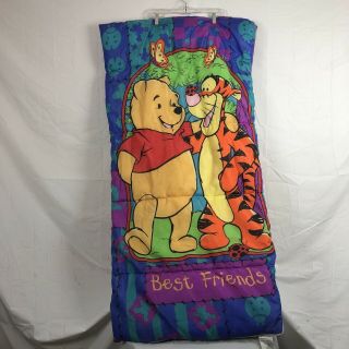 Vintage Winnie The Pooh Best Friends Kids Sleeping Bag - Camping