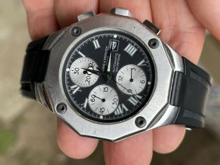 Baume Mercier Riviera Stainless S.  Automatic 43.  5mm Chronograph 65541 Box Papers