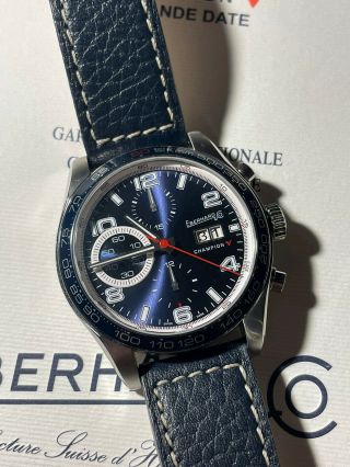 Eberhard Champion V Grande Date Chrono Automatic Watch Eta 7750 Needs Service