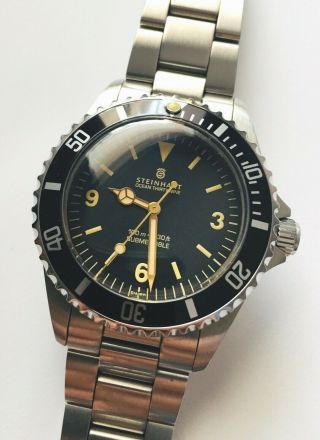 Steinhart Gnomon Ocean 39 Explorer Plexi Limited Edition 41/300 Divers Watch