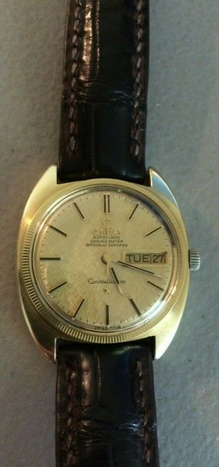 1969 Omega Constellation Automatic Day - Date 751 Mvmt.  168.  029 14k Gold / Steel