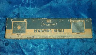Vtg Hearthside Reweaving Needle
