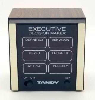 VTG Radio Shack Tandy Executive Decision Maker Desk Top Fun Orig Box 3