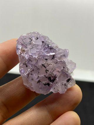 Very Pretty Purple Fluorite Gemstone Specimen - 36.  7 Grams - Vintage Estate Find 2