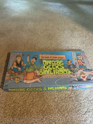 Vintage Dweebs Geeks & Weirdos Game Of Zany Stunts - Western Publishing 1988