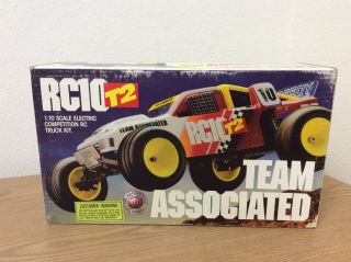 Vintage Team Associated Rc10 T2 Box Only For Display No Car