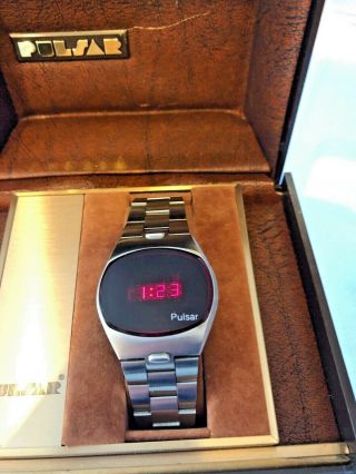 Pulsar Big Time Led Watch With Case