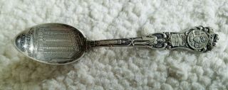Masonic Temple Chicago Illinois Silver Souvenir Spoon