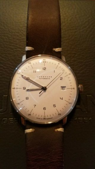 Junghans Max Bill Automatic,  38mm Sapphire Crystal