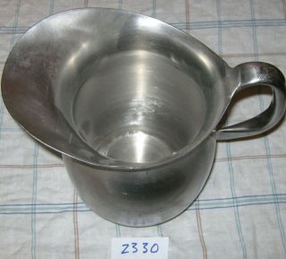 Vintage VOLLRATH Stainless Steel US Military Hospital Pitcher (15) 2