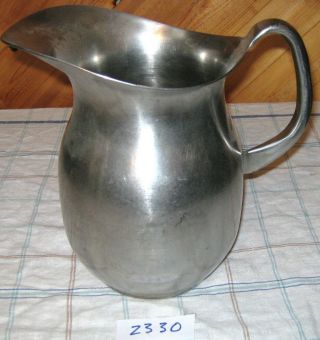 Vintage VOLLRATH Stainless Steel US Military Hospital Pitcher (15) 3