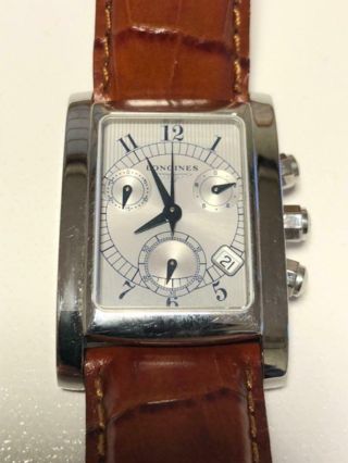 Longines Dolce Vita Quartz L5.  656.  4 Chronograph Date Vintage Men 
