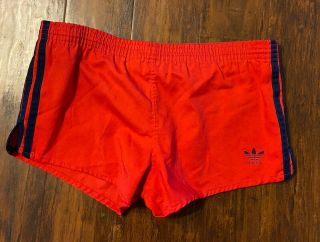 Rare Vintage Adidas Shorts Running Made In Usa Size M