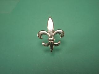 - Fleur De Lis Boy Scouts Bsa Vintage Swank Lapel Pin Tie Tack Orleans Saints