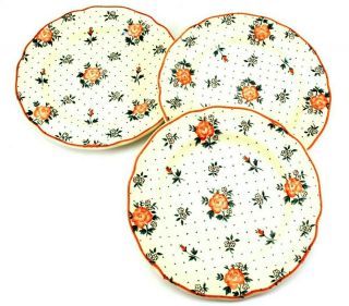 Johnson Brothers Monticello Bread Plates Set Of 3 Ironstone England Vintage