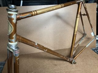 Rare Vintage Welch Touring Road Bike Campagnolo Custom Frame And Fork