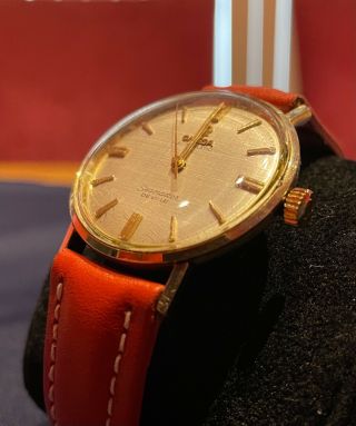Omega Seamaster Deville Automatic Mens Watch 14k Gold Filled