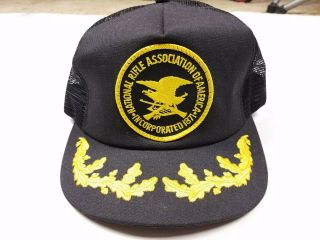 Vtg K Products Nra National Rifle Association Snapback Hat Usa Made