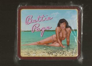 Vintage Bettie Page Metal Lunchbox 1 (10/1999) Featuring Bunny Yeager Photo