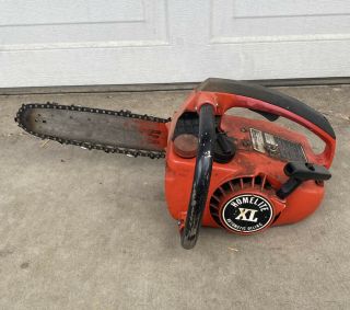 Vintage Homelite Textron Xl Automatic Oiling Chainsaw Top Handle Chain Brake