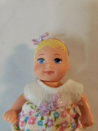 Vintage Barbie Happy Family Krissy Baby Doll 1990 Mattel Jointed 2.  5 "