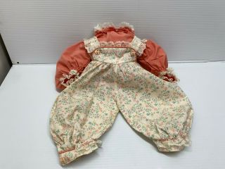 Vintage 2 Pc.  Baby Girl Doll Dress Outfit For 18 " To 22 " Doll