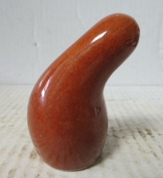 Vintage Eva Zeisel Red Wing Brown Town & Country,  Shmoo Salt/ Pepper Shaker 3 