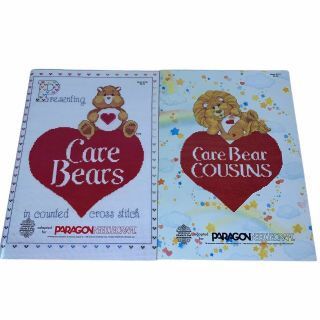 Care Bears & Care Bear Cousins In Counted Cross Stitch 5100 & 5101 Paragon