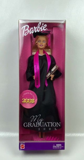 Mattel My Graduation 2003 Barbie Doll Black Gown
