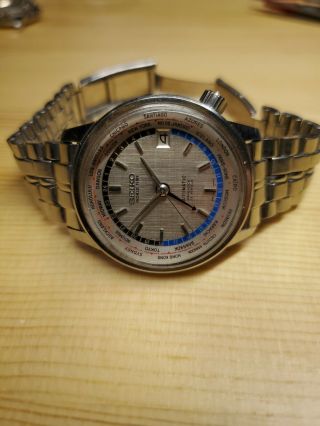 Vintage Seiko World Time Automatic Watch