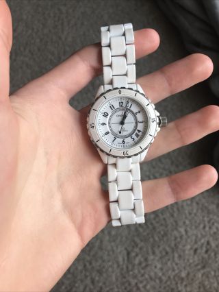 Chanel J 12 Watch White