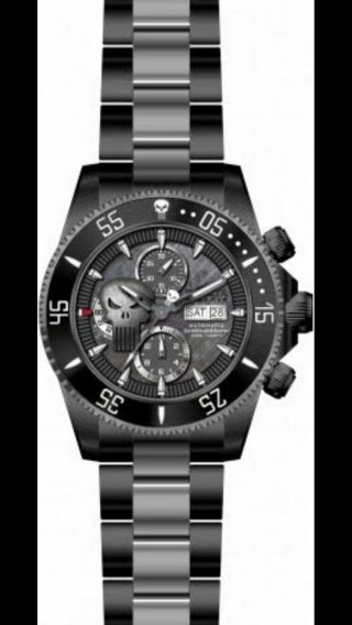 Invicta Marvel Punisher Men Model 27161 - Men ' s Watch Automatic SW500 UNIQUE 3