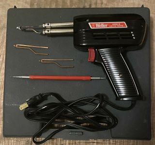 Vintage Weller Model 8200 N Electric Soldering Gun 100/140 Watts Case: Made Usa