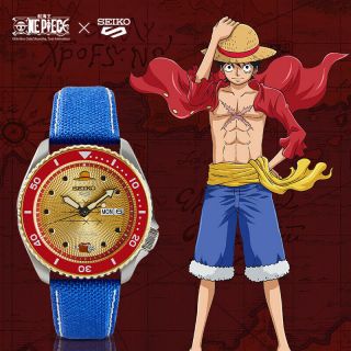 Seiko5 X One Piece Monkey D Luffy Limited Edition 2020 Srpf60k1 Mechanic Watch