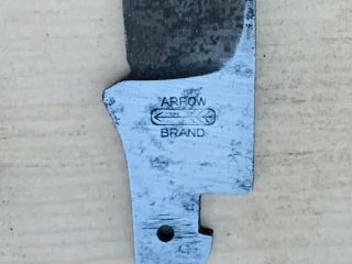 Vintage Arrow Brand Clip Point Lockback Knife Blade For Parts/repair 1885 - 1954