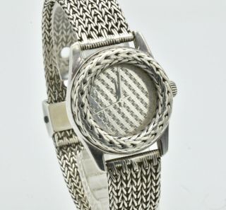 John Hardy Sterling Silver 925 4873 Vintage 30mm Unisex Watch