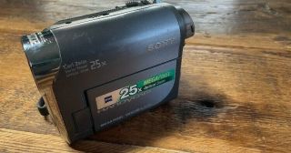 Sony Dcr - Hc48 Handycam Camcorder Vintage Model Dcr - Hc48 Grey/silver