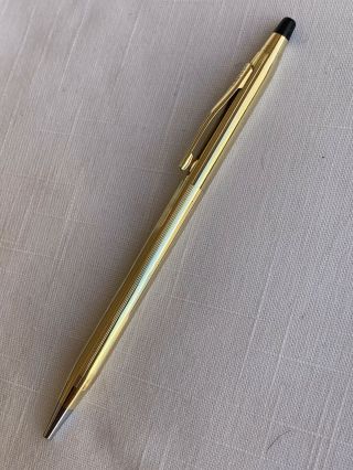 Vintage Cross Classic Century 1/20 12kt Gold Filled Mech Pencil Made In Usa