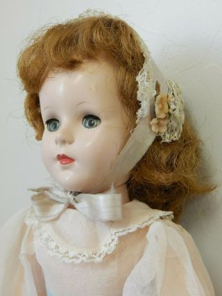 Vintage American Character 17 " Sweet Sue Hard Plastic Walker Doll W/vinyl Arms