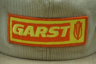 Vintage GARST SEED Mesh Snapback Trucker Cap Hat Patch K PRODUCTS Made In USA 3