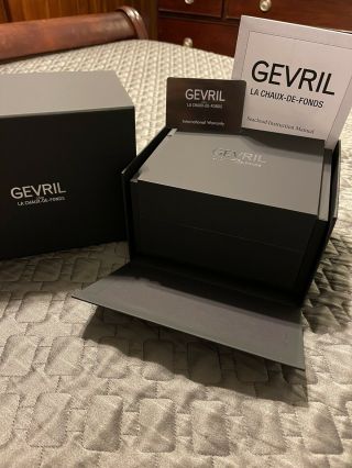 Gevril Seacloud Swiss Automatic Diver Two Tone Limited Edition Watch 4
