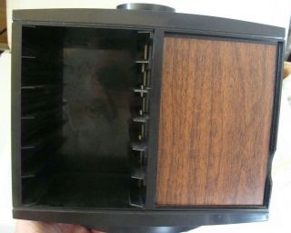 Vintage 8 - Track Tape Stowaway Carousel Storage Holder Rack Holds 24 Tapes