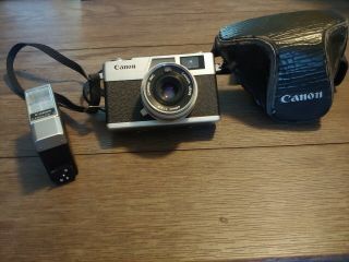 Vintage Canon Canonet 28 Film Camera With 40mm 1:2.  8 Lens Vintage Not