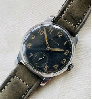 Vintage Longines Military Watch Cal.  12.  68z