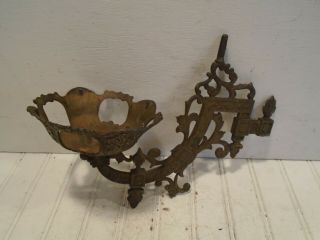 Cast Iron Candle Holder Wall Sconce - Vintage Antique