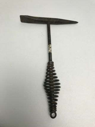 Vintage Atlas Detroit Welding Slag Chipping Hammer Made In Usa