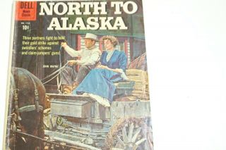 VINTAGE DELL NORTH TO ALASKA COMIC 1960 NO 1155 FROM JOHN WAYNE ' S 26 BAR RANCH 2