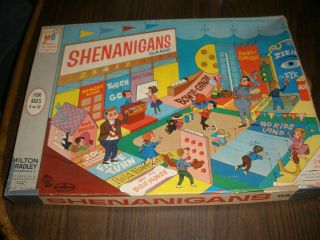 Vintage Milton Bradley Shenanigans Board Game 1964